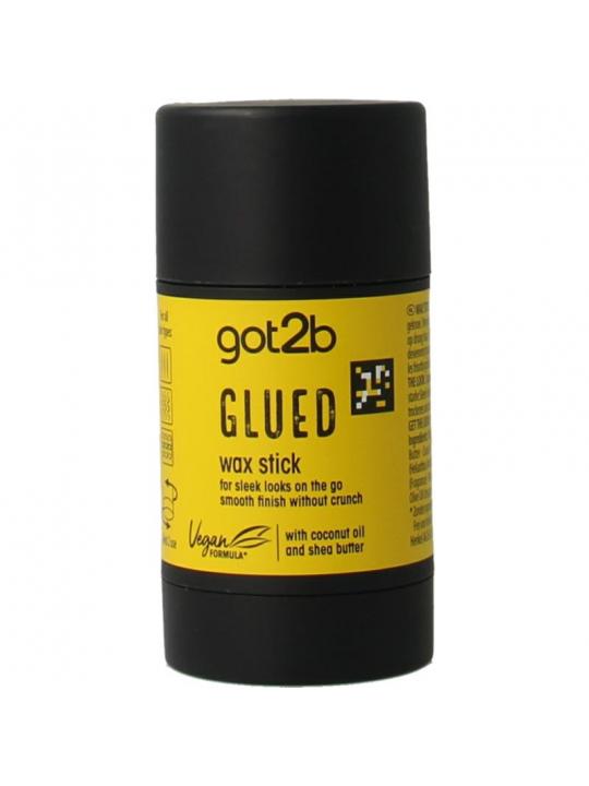 Glued wax stick