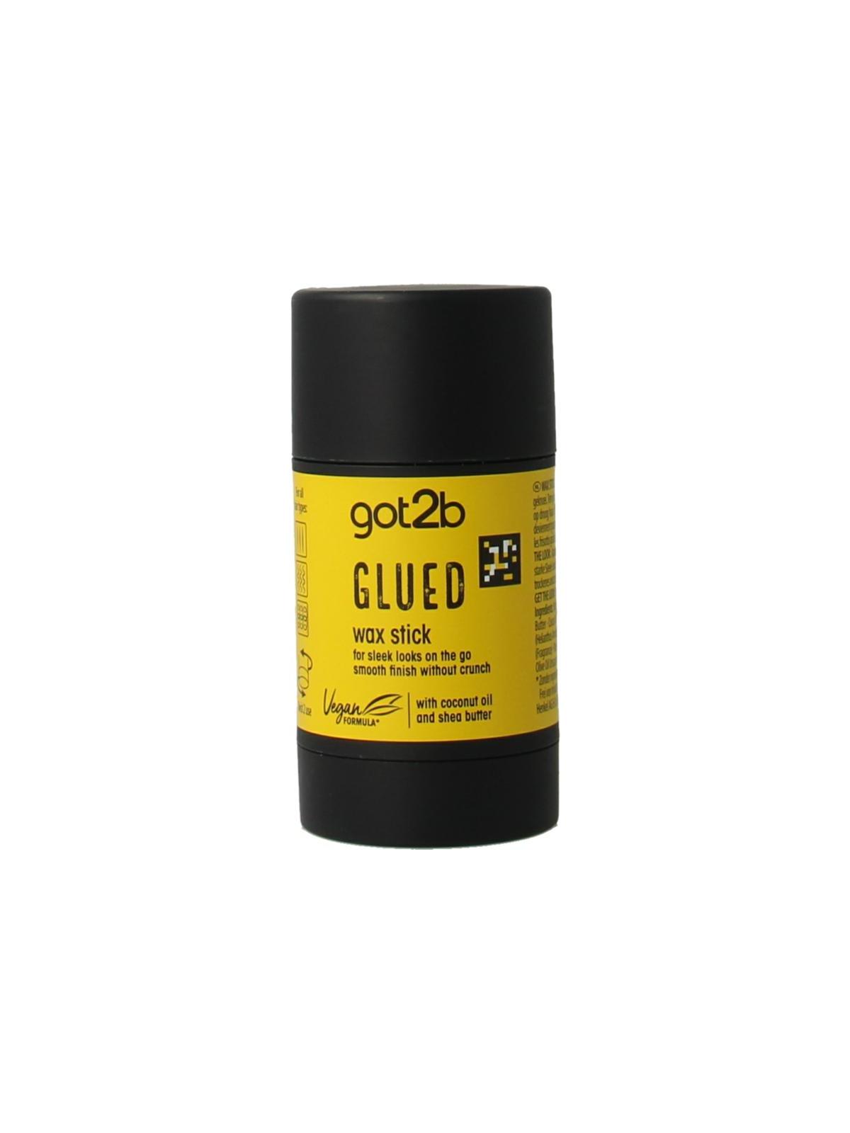 Glued wax stick