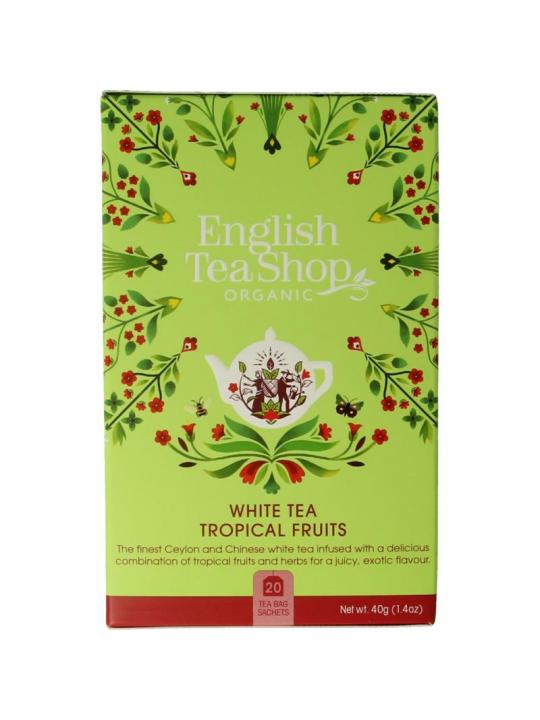 White tea tropical fruits bio