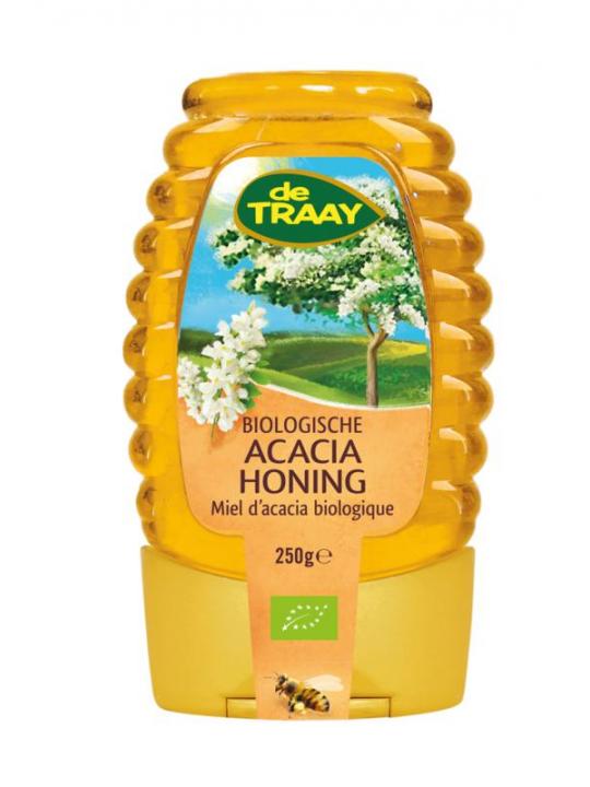 Acaciahoning knijpfles bio