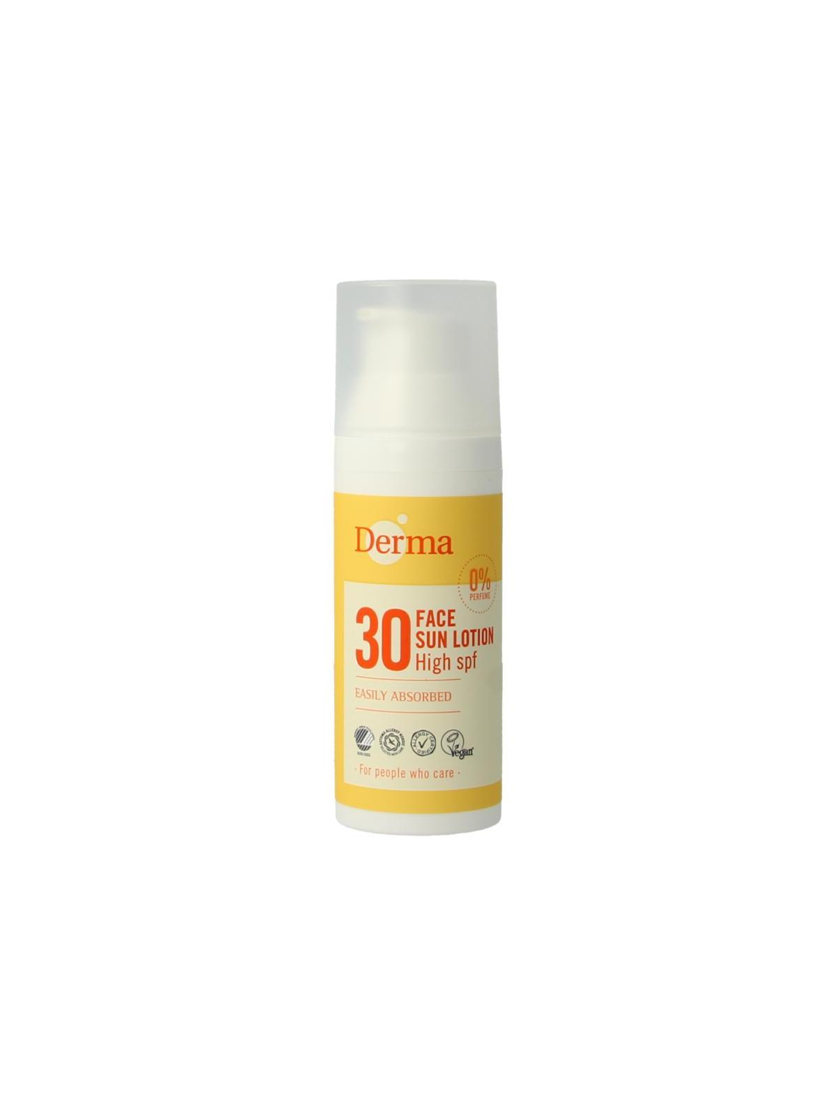 Sun face lotion SPF30