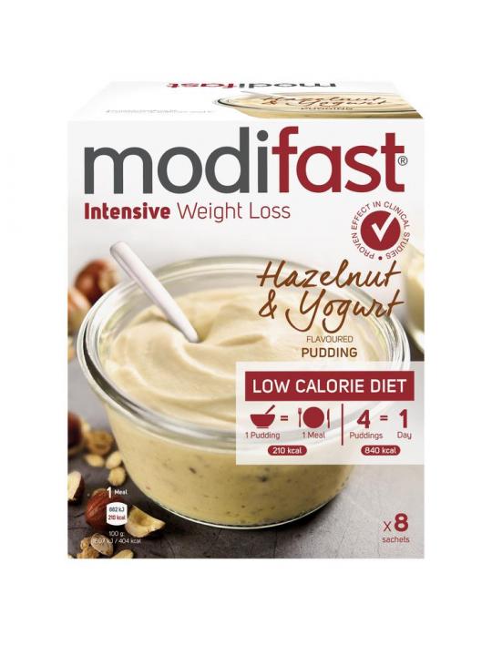 Intensive pudding hazelnoot & yoghurt 8 zakjes