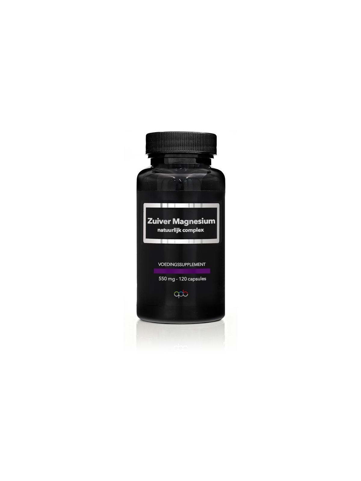 Zuiver magnesium natuurlijk complex 550mg