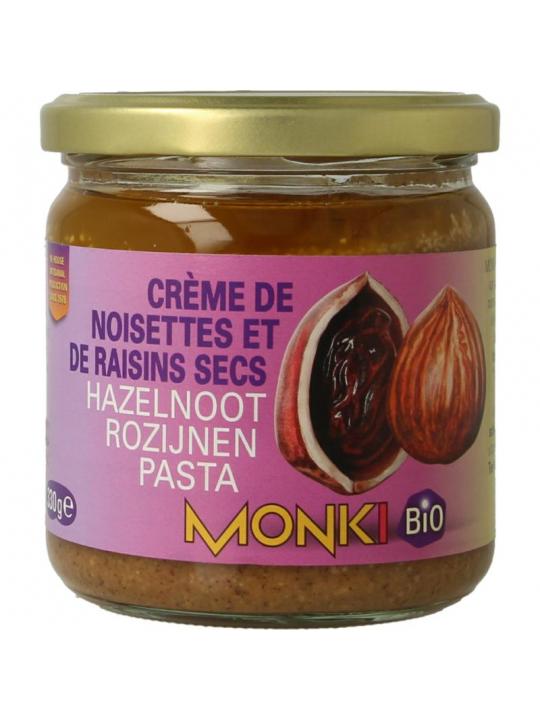 Hazelnoten-rozijnenpasta eko bio