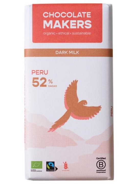 Awajun 52% donkere melk fairtrade bio