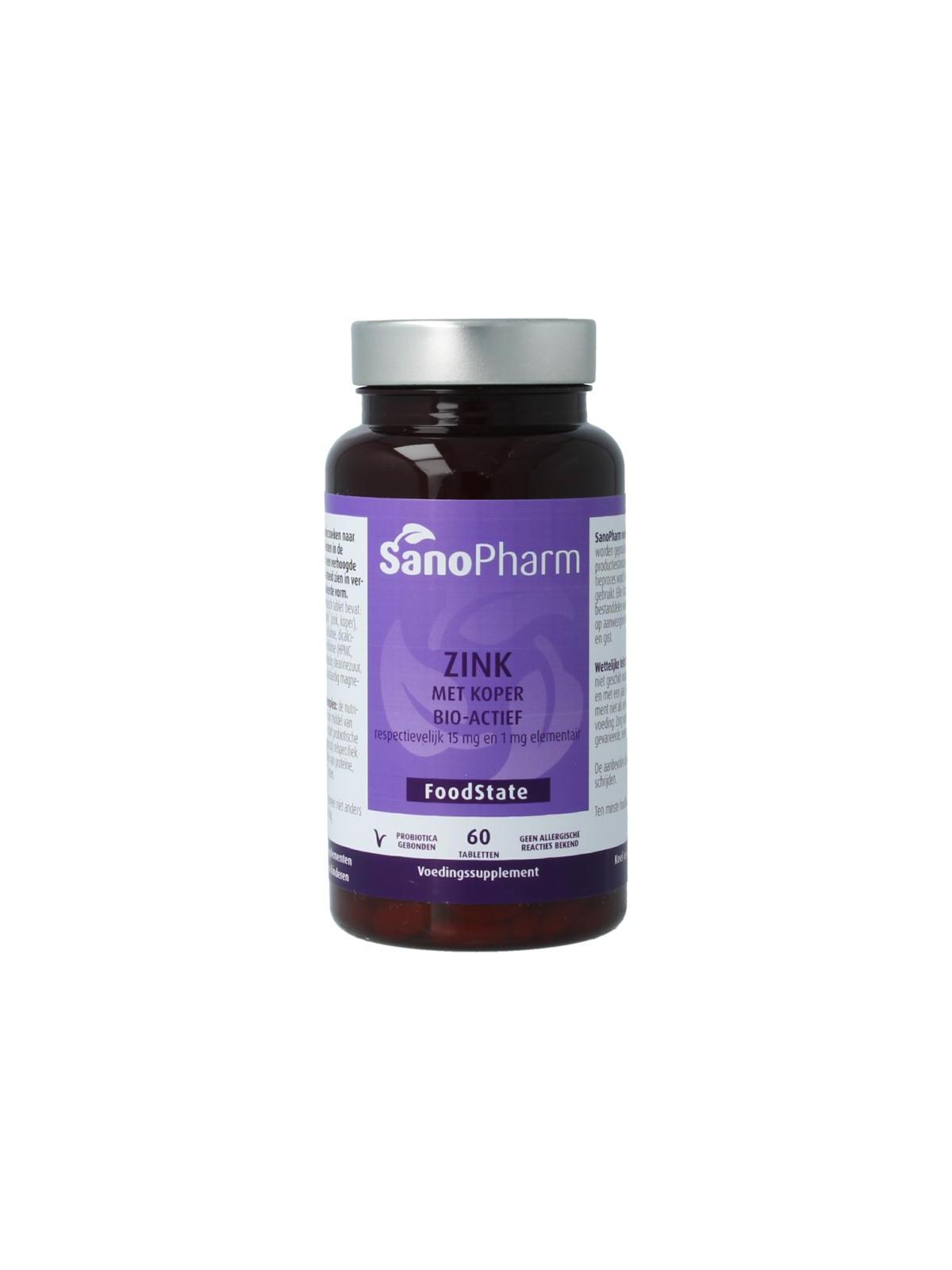 Zink 15mg & koper 1mg