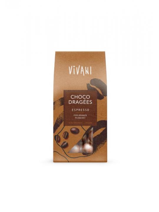 Choco dragees espressio bio