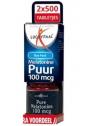 Melatonine duo 0.1mg 2 x 500 tabletten