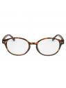 Leesbril mat Havana rond +1.00