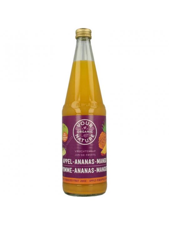 Vruchtensap appel ananas mango bio