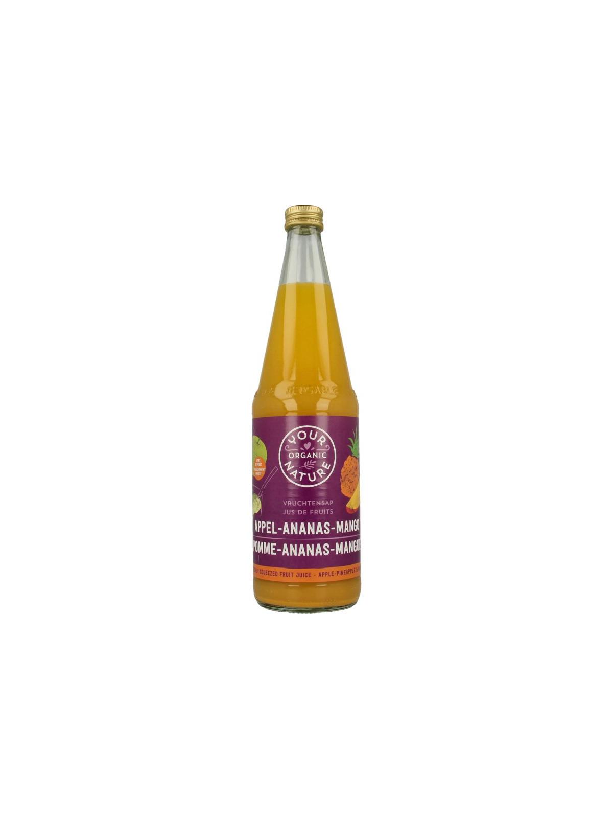 Vruchtensap appel ananas mango bio