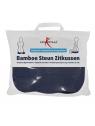 Bamboe steun zitkussen blauw