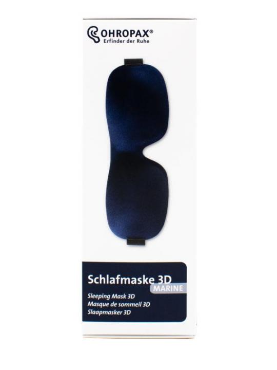 Slaapmasker blauw geweven
