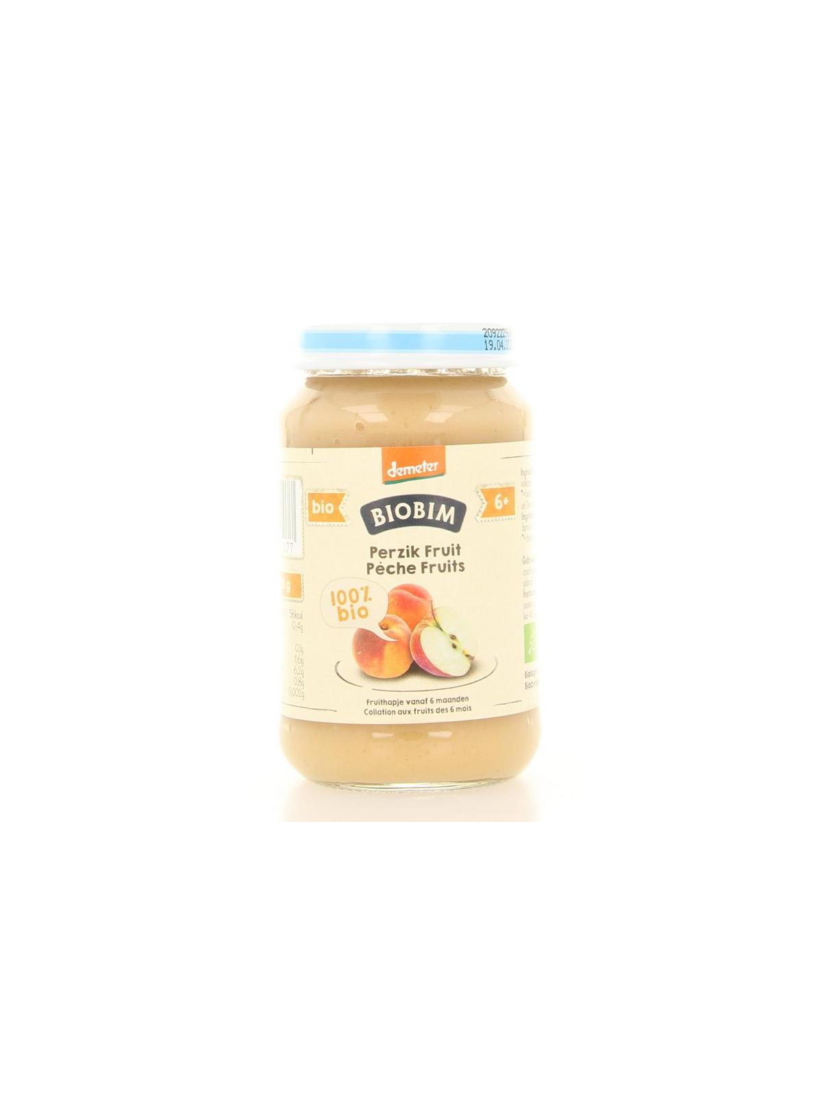 Perzik fruit 6 maanden demeter bio