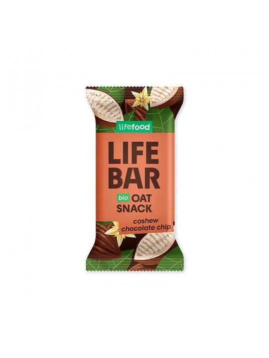 Lifebar oatsnack chocolate chip bio