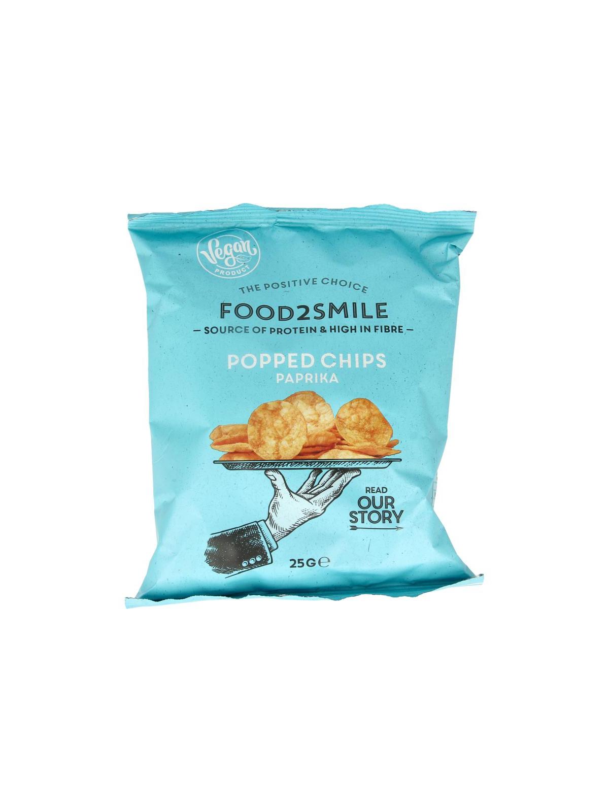 Popped chips paprika