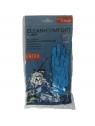 Huishoudhandschoen blauw maat XL