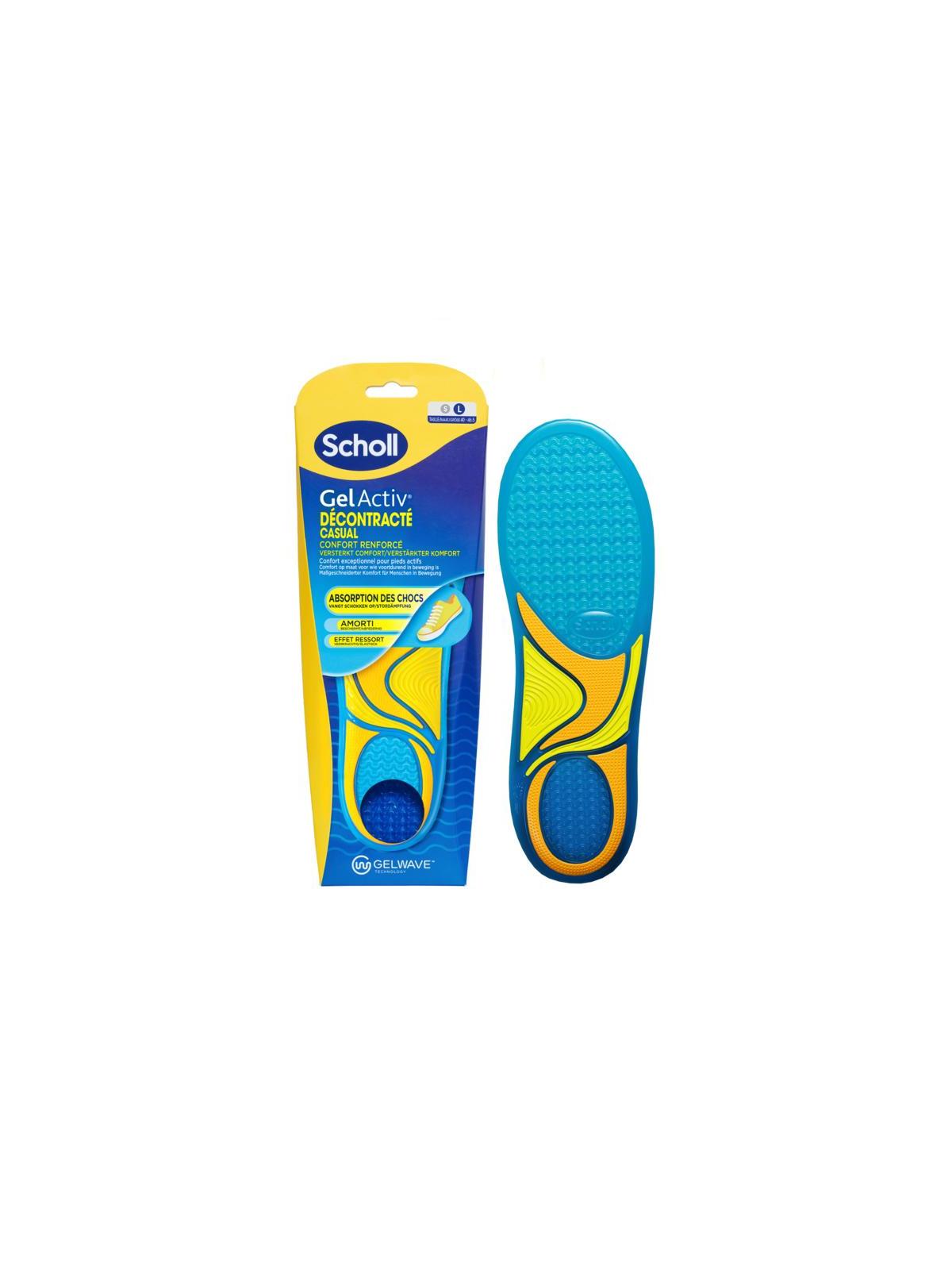 Casual gel active inlegzolen maat L 40-46.5