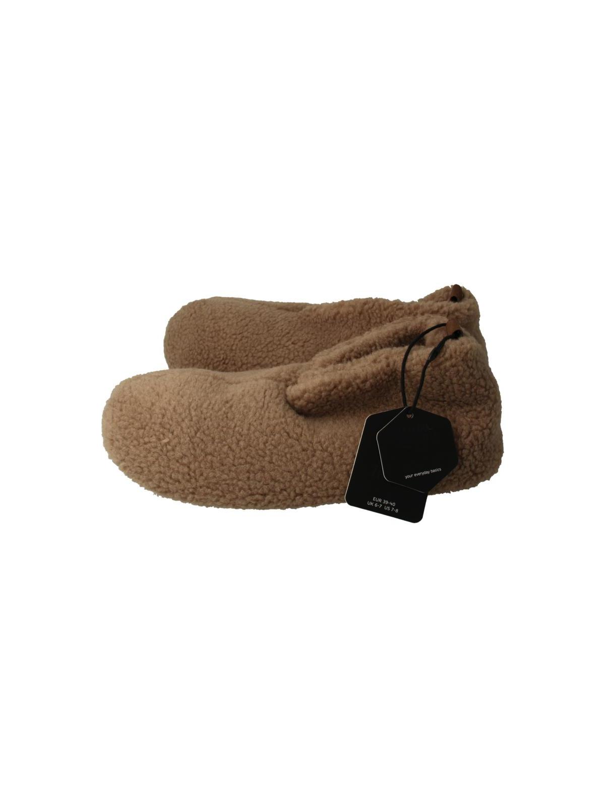 Slof dames teddy beige 39/40