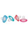 Natural flex cherry fopspeen 6-36 mnd groen/blauw