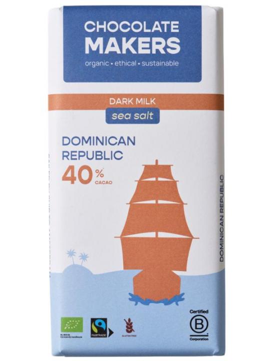 Reep tres hombres 40% melk zeezout fairtrade bio
