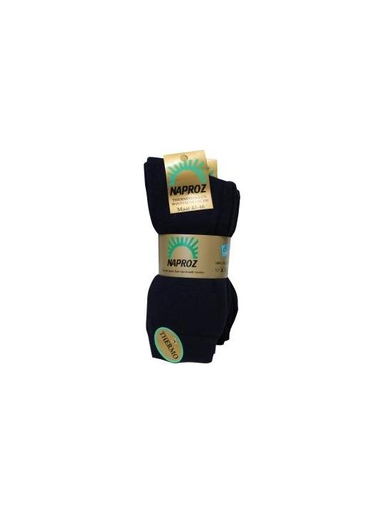 Thermo sokken blauw maat 43-46
