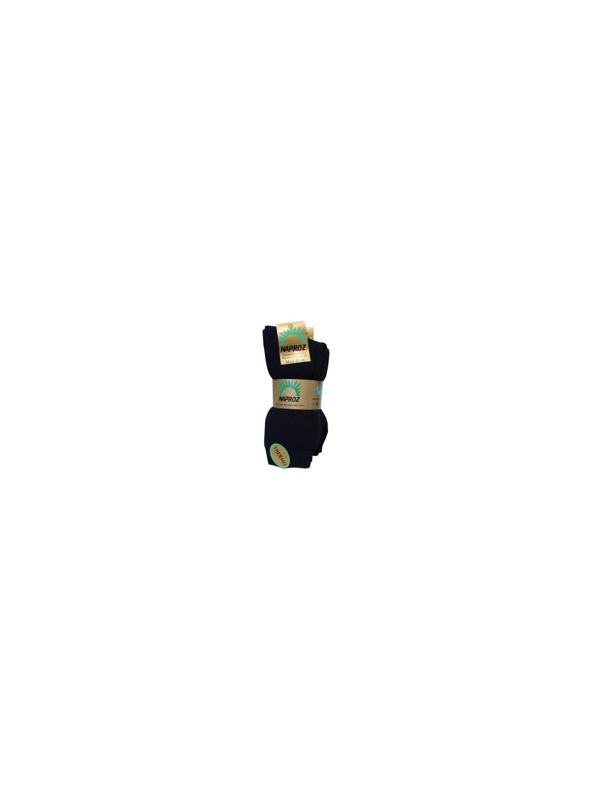 Thermo sokken blauw maat 43-46