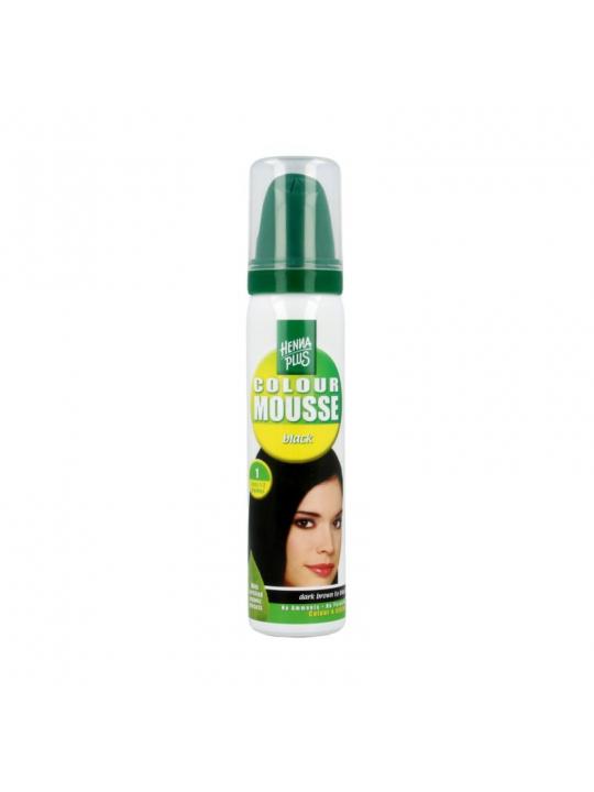 Colour mousse styling zwart