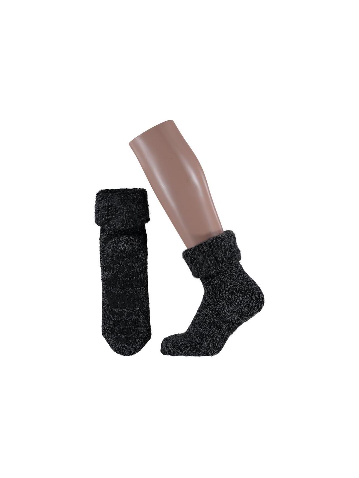Slofsok anti slip unisex zwart 39-42