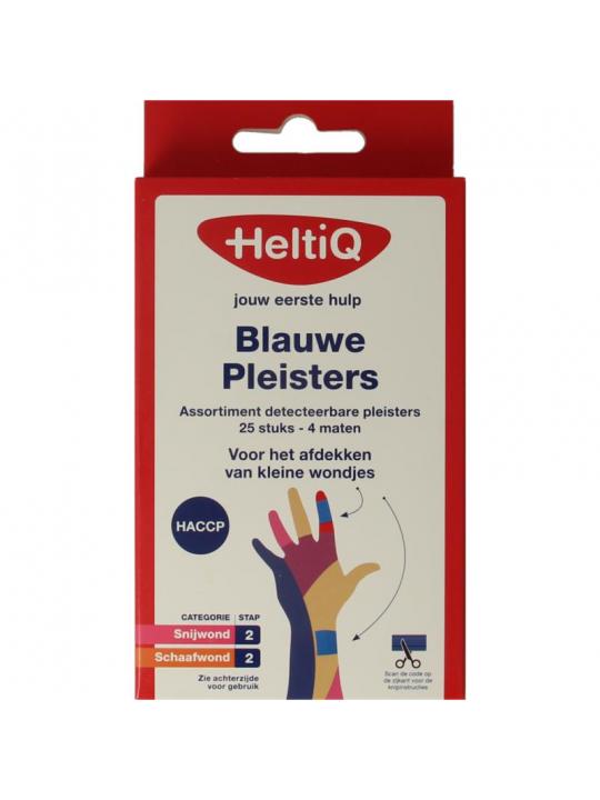 Detecteerbare pleisters blauw