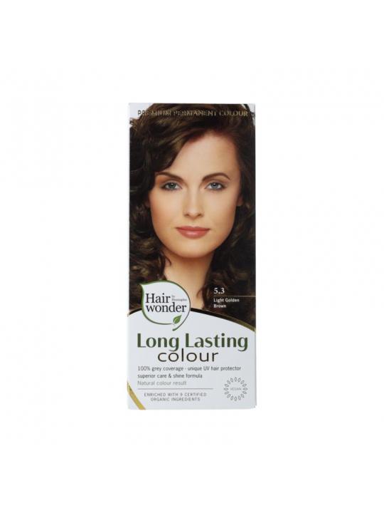 Long lasting colour 5.3 golden brown