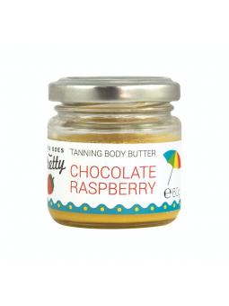 Tanning body cream chocolate & raspberry