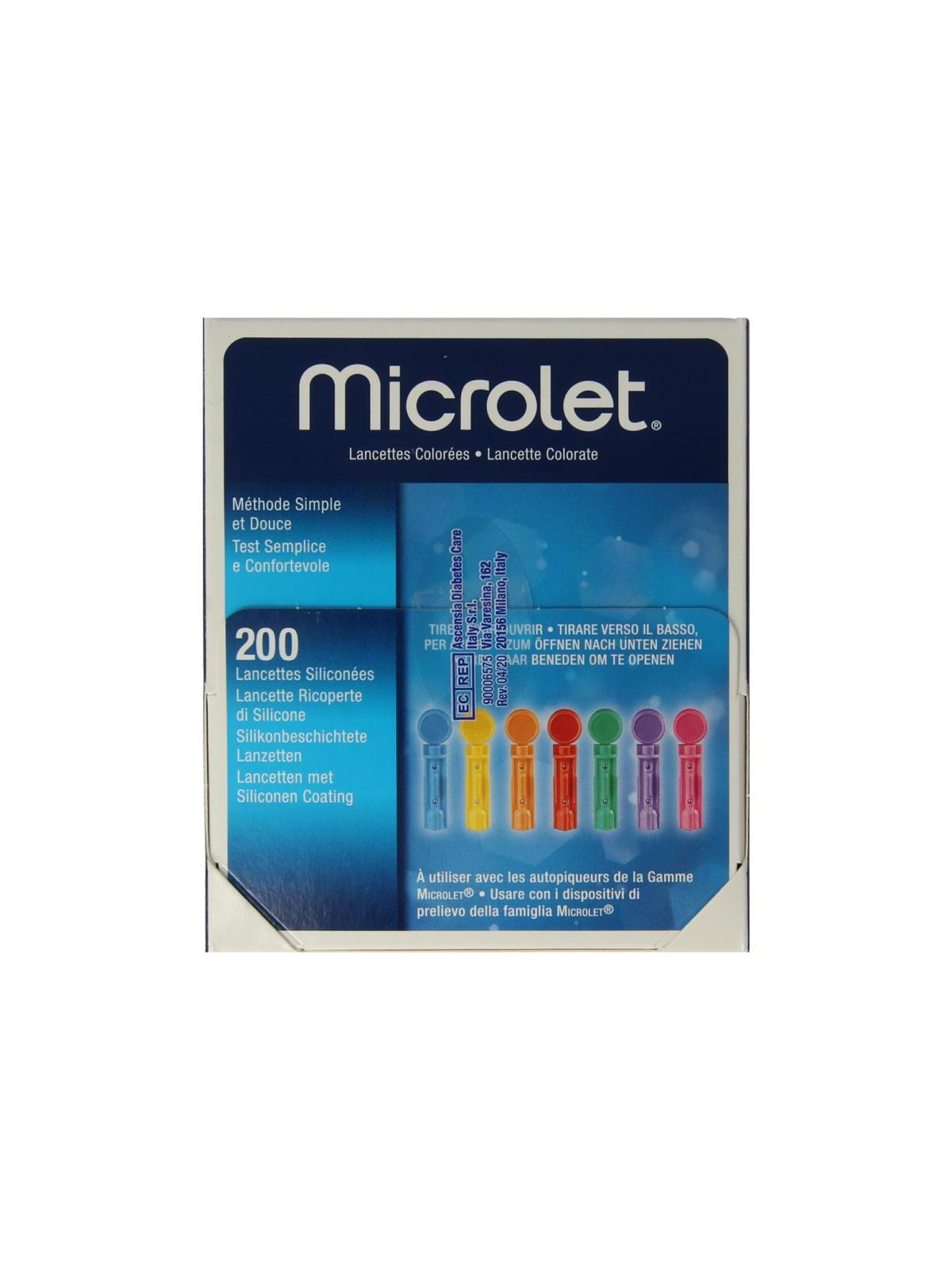 Microlet lancet gekleurd P6571