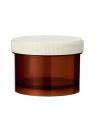 Tabletflacon 75ml bruin met dop
