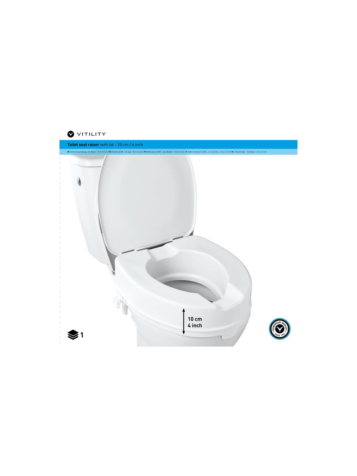 Toiletverhoger met deksel