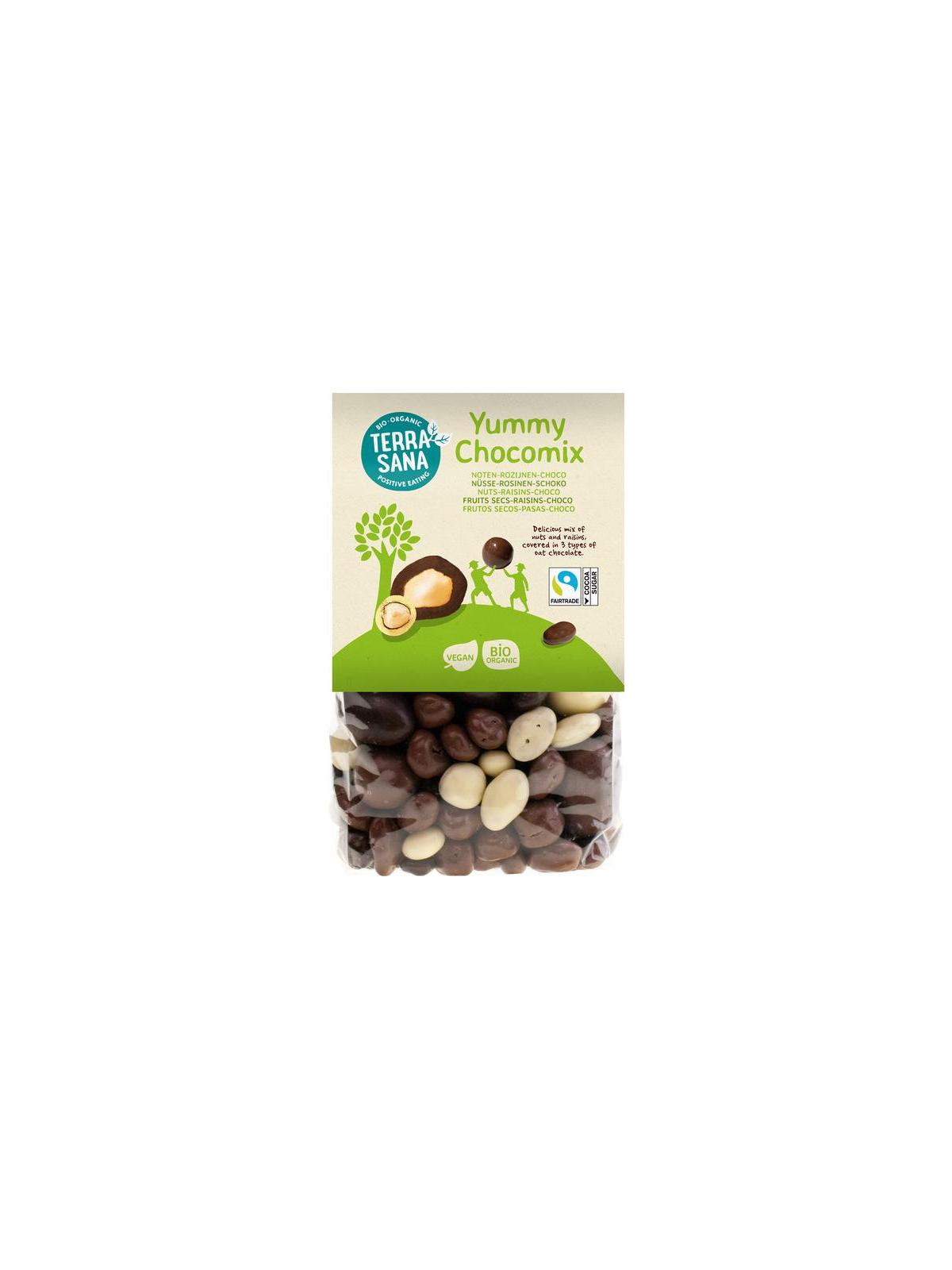 Yummy chocomix noten rozijnen choco bio
