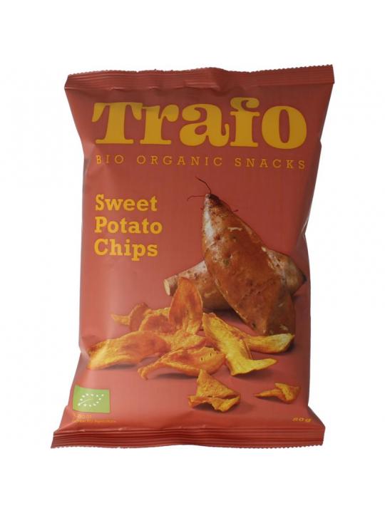 Chips zoete aardappel bio