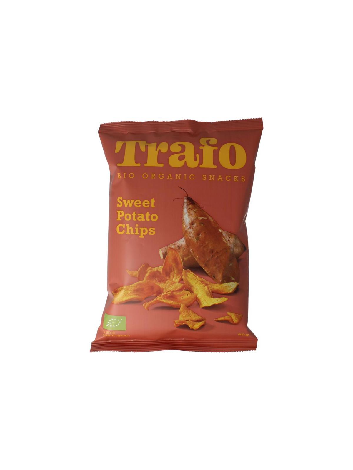 Chips zoete aardappel bio