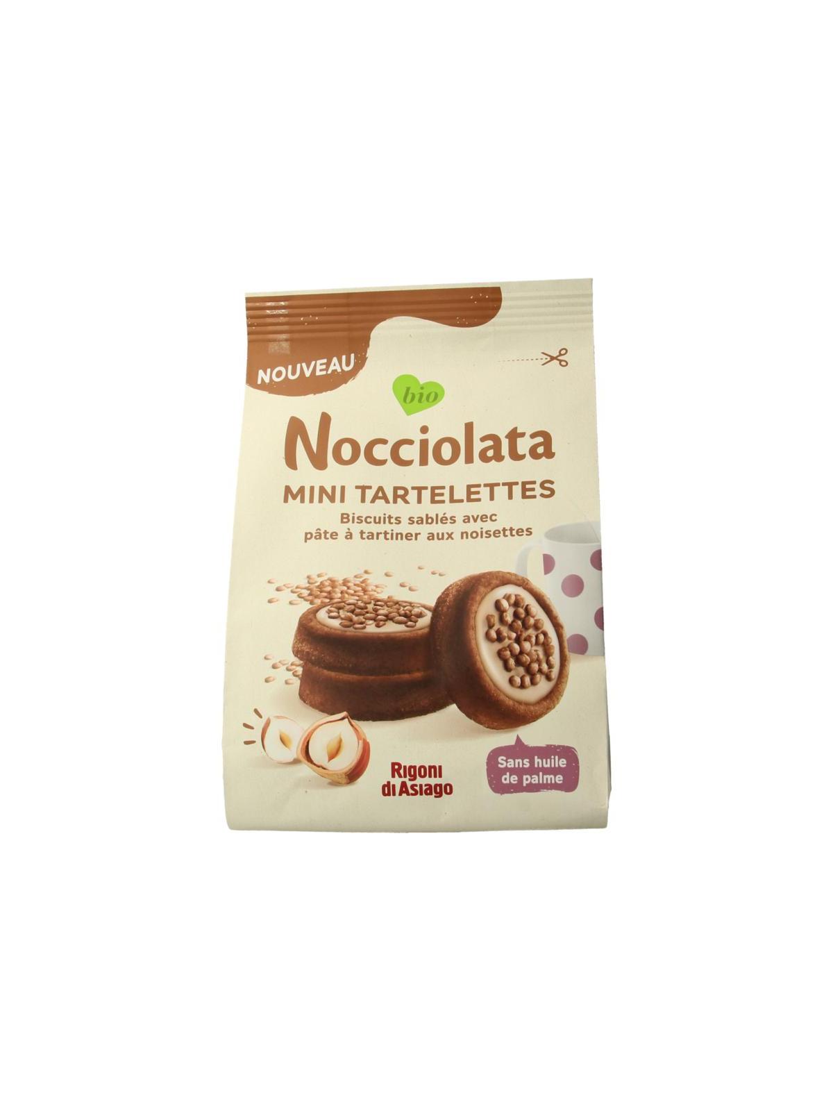 Nocciolata bianca tartlets bio