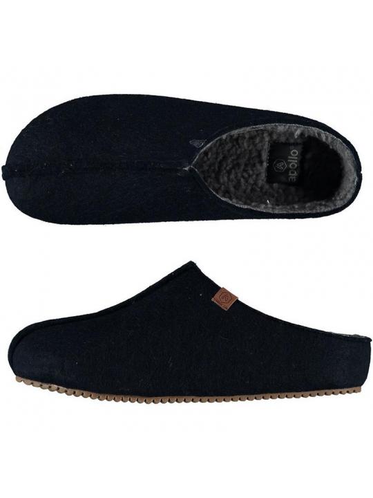 Zweedse slof denim blauw maat 45/46