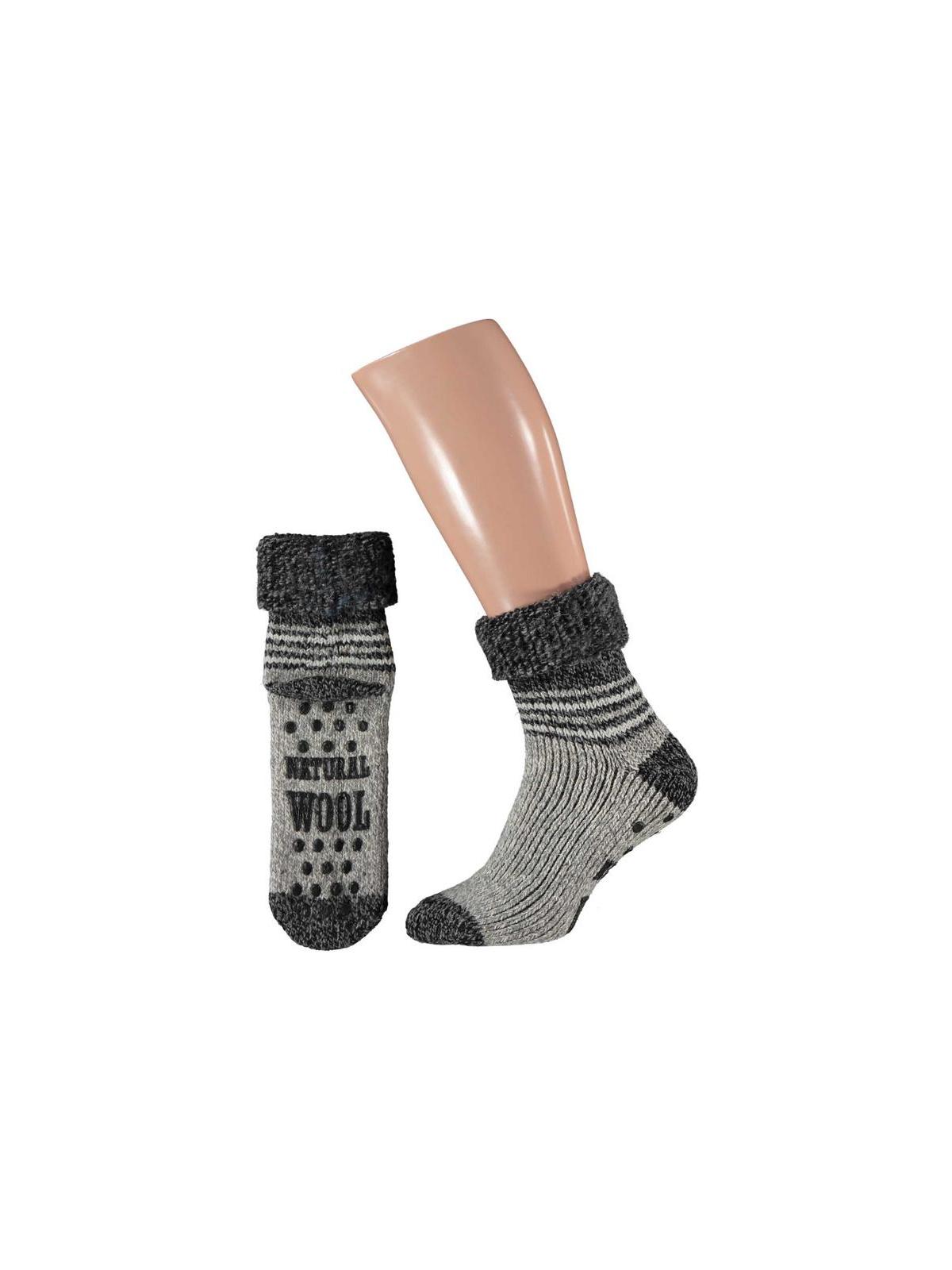 Slofsok grijs motief 43-46