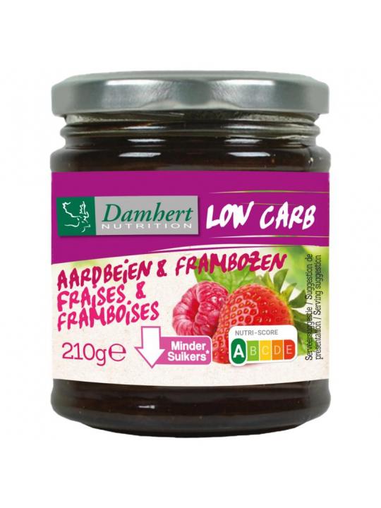 Confituur aardbei/framboos low carb
