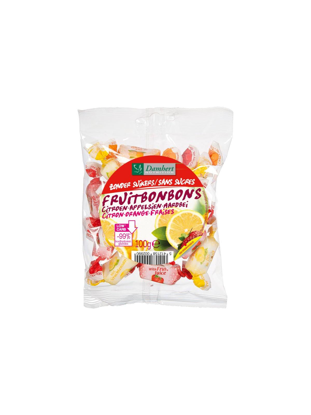 Fruitbonbons zonder suiker