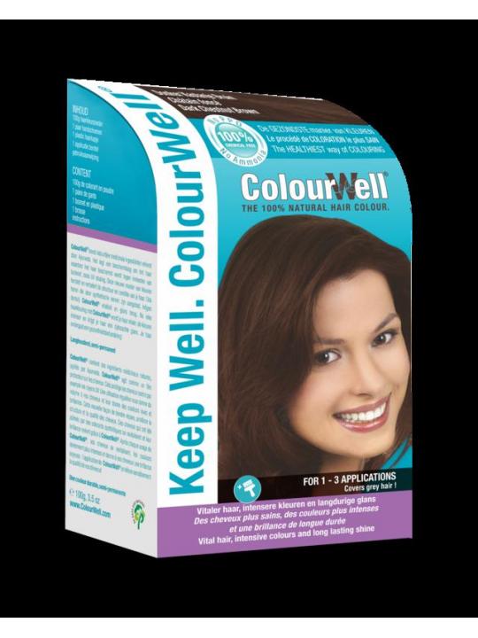100% Natuurlijke haarkleur donker kastanje bruin