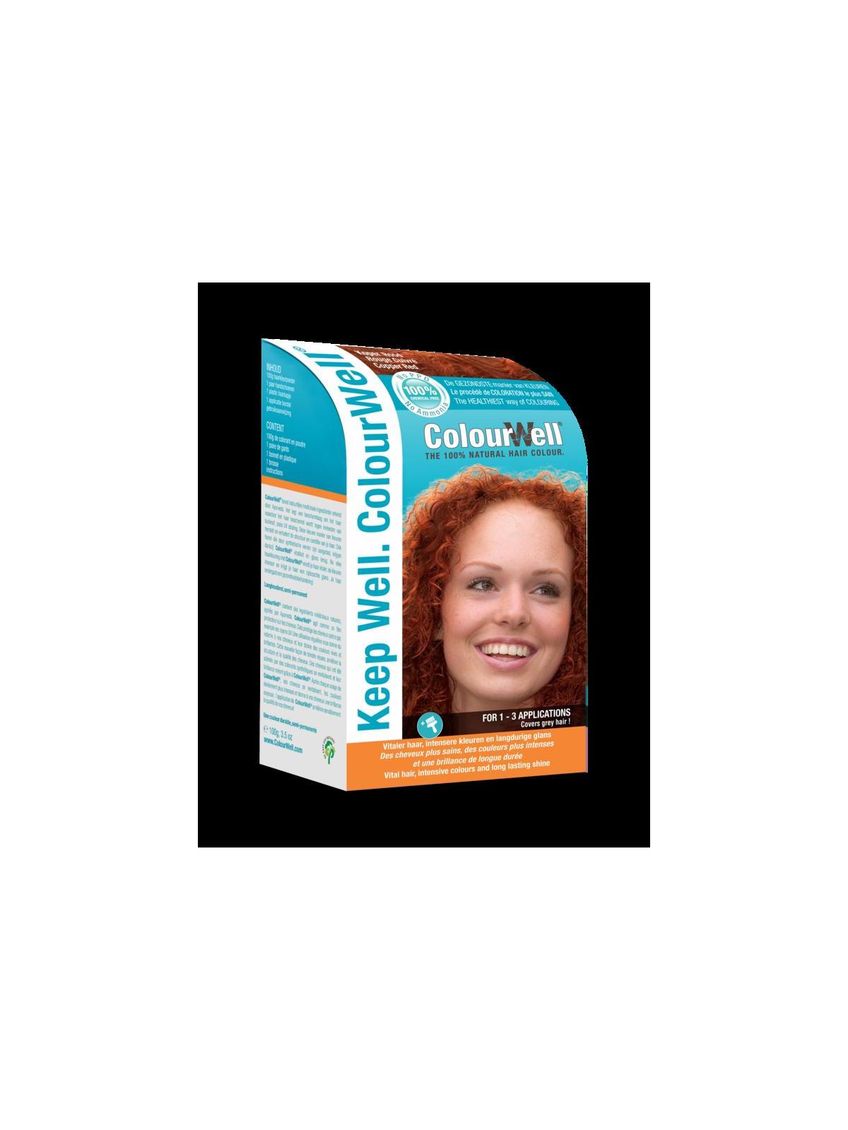 100% Natuurlijke haarkleur koper rood