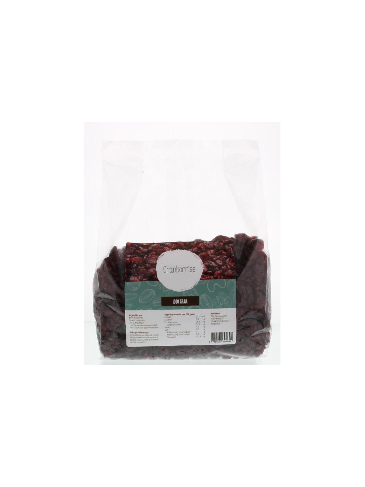 Cranberries rietsuiker