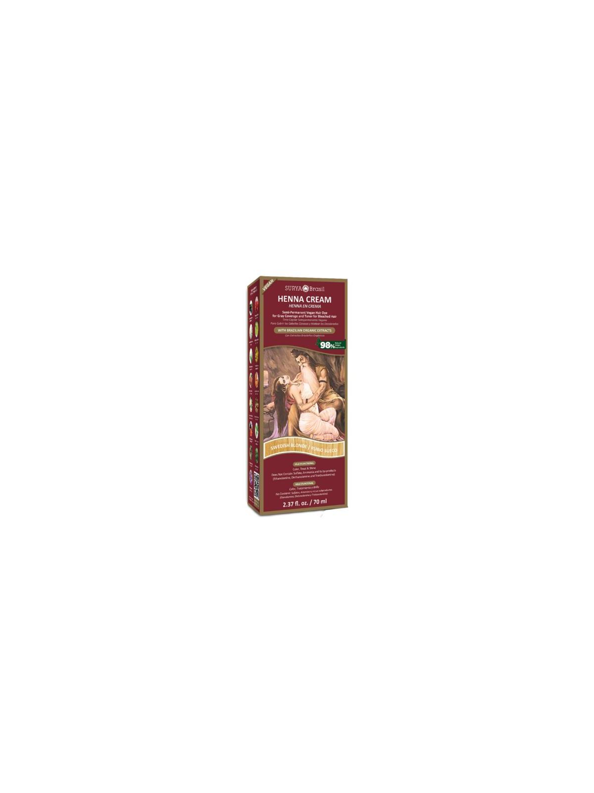 Henna haarverf cream Swedish blonde