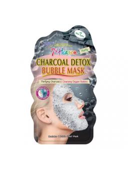 7th Heaven face mask charcoal detox bubble sheet