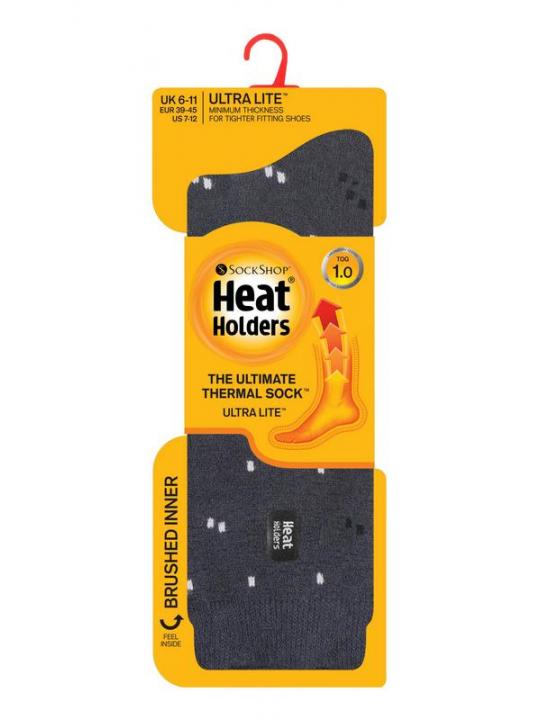 Mens ultra lite socks micro maat 6-11 charcoal