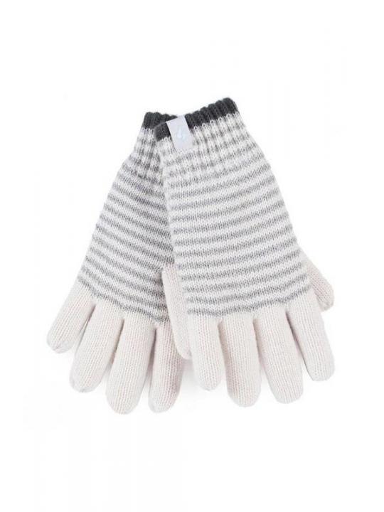Ladies cable gloves maat S/M Oslo cream
